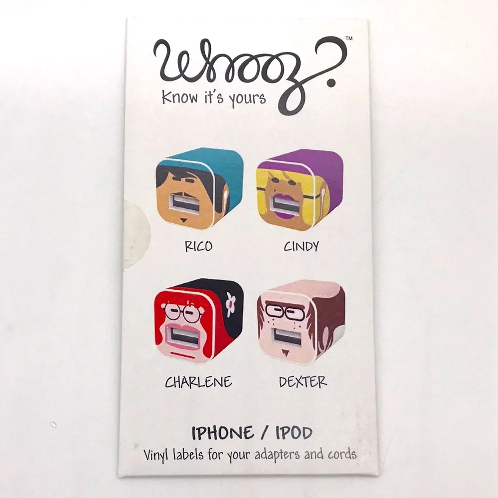 NEW Whooz Originals I-Phone/I-Pod Character Set